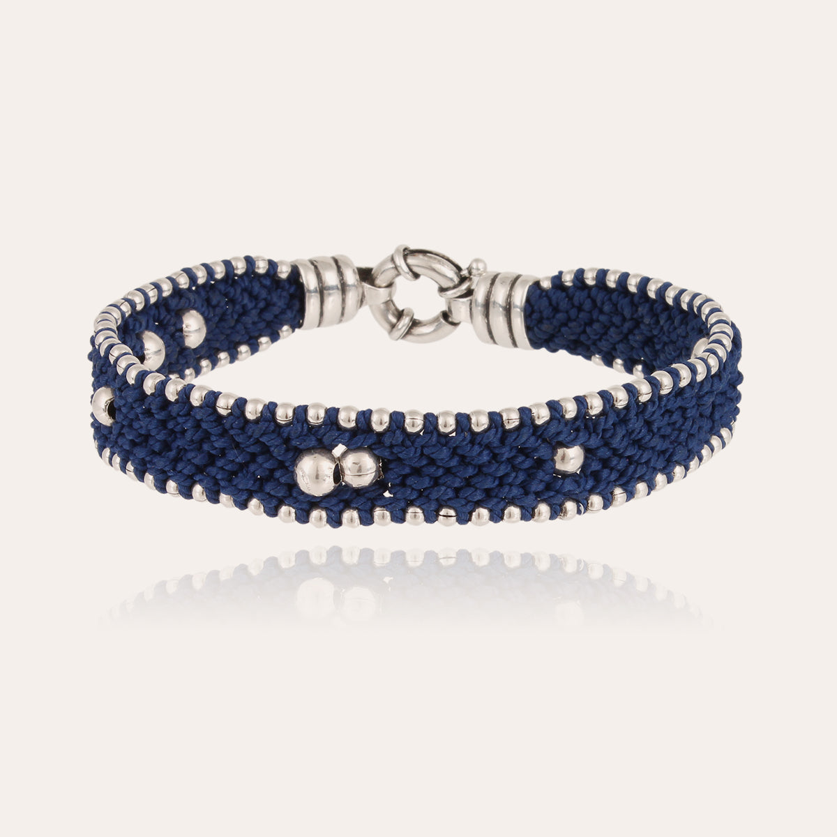 gas-bijoux-colin-large-bracelet-souple-tress-argent image 3