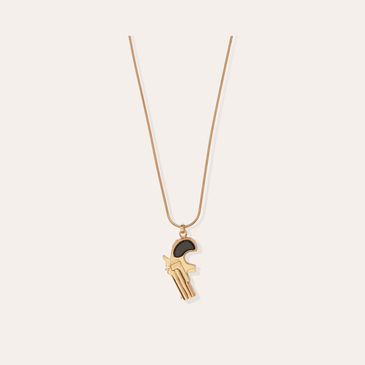 gas-bijoux-collier-clint-grand-mod-le-dor-pendentif-pistolet-martel image 1