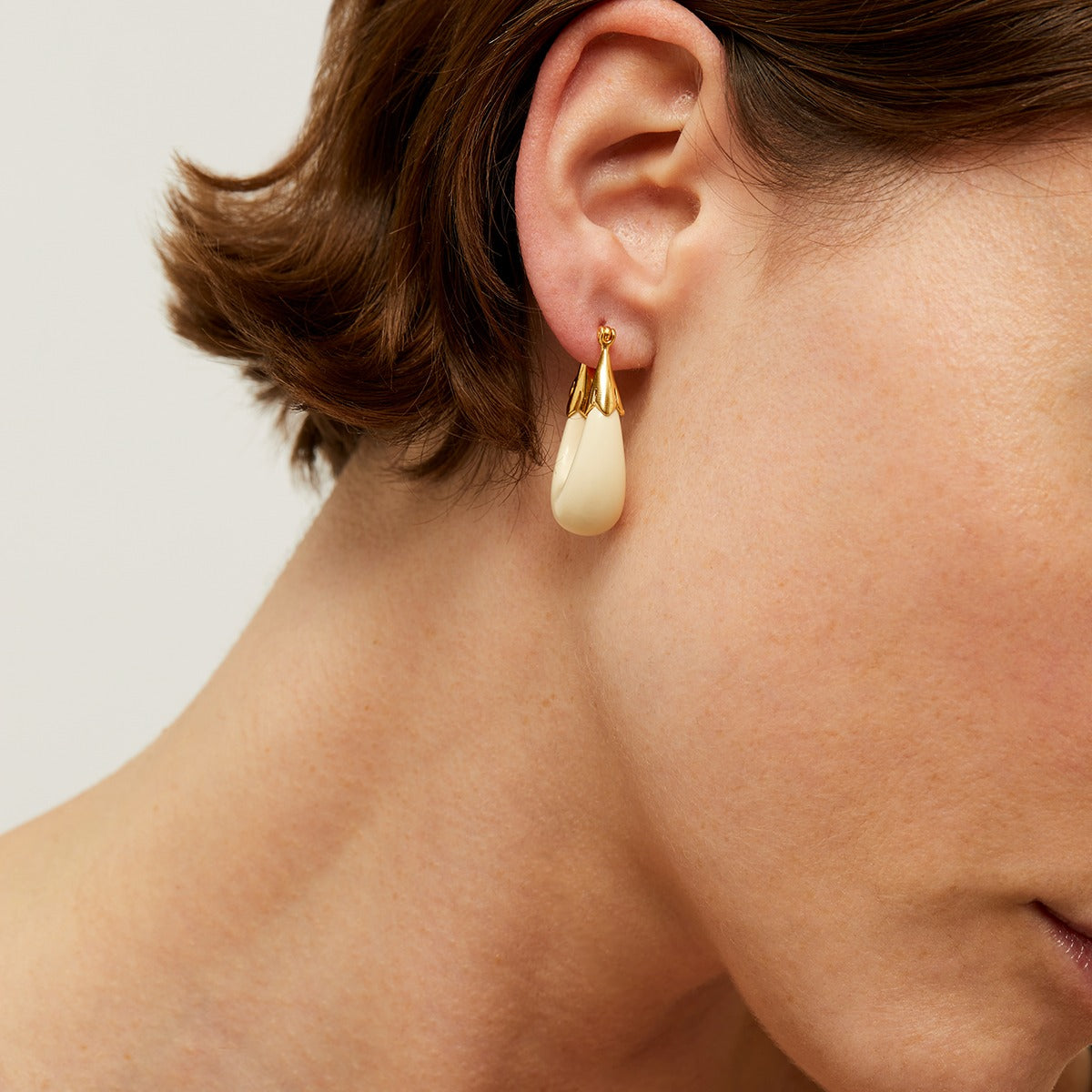 gas-bijoux-boucles-d-oreilles-cume-petit-mod-le-ac-tate-ivoire-texture-vagues-po image 2