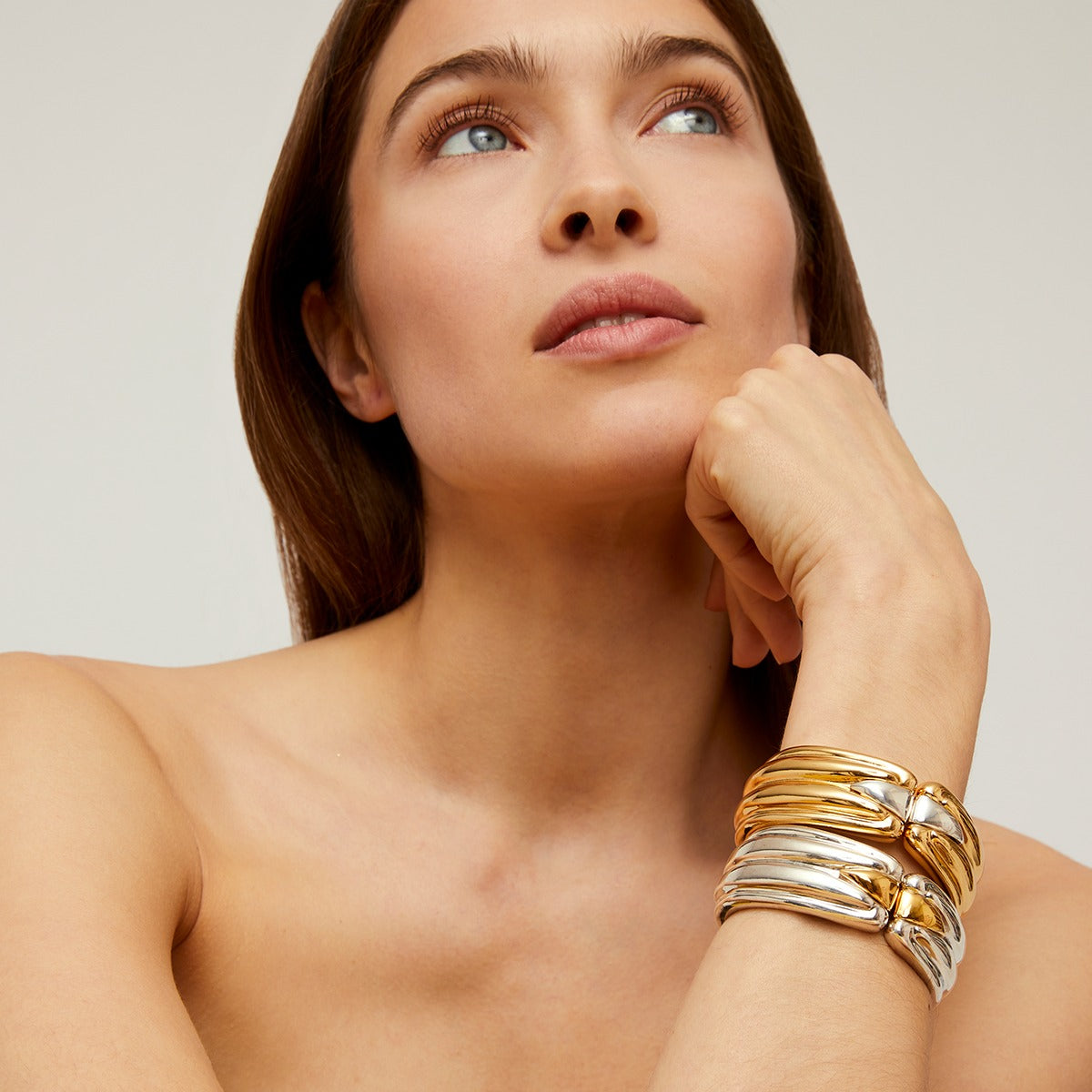gas-bijoux-cume-bracelet-bicolore-argent-fermoir-aimant image 2
