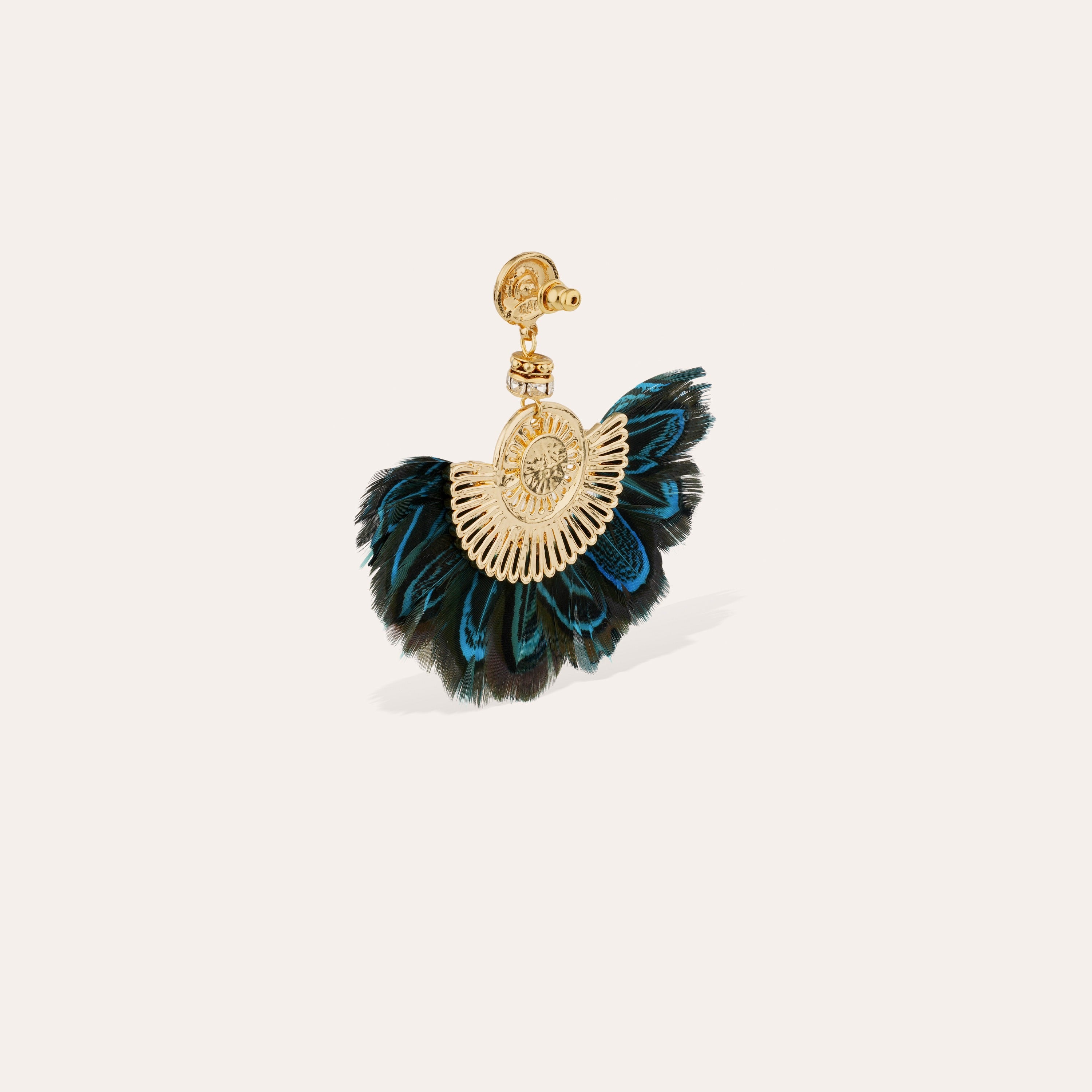 gas-bijoux-boucles-d-oreilles-gaia-dor-es-perles-et-plumes-v-ritables image 2