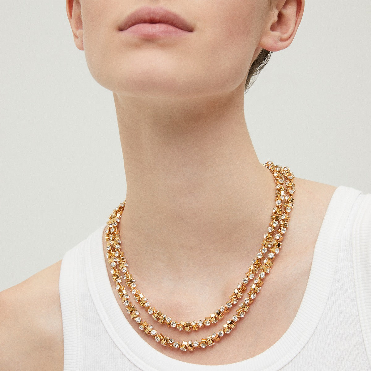 gas-bijoux-collier-tr-vise-strass-dor-l-or-fin-rang-de-strass-mont-s-sur-griffes image 2