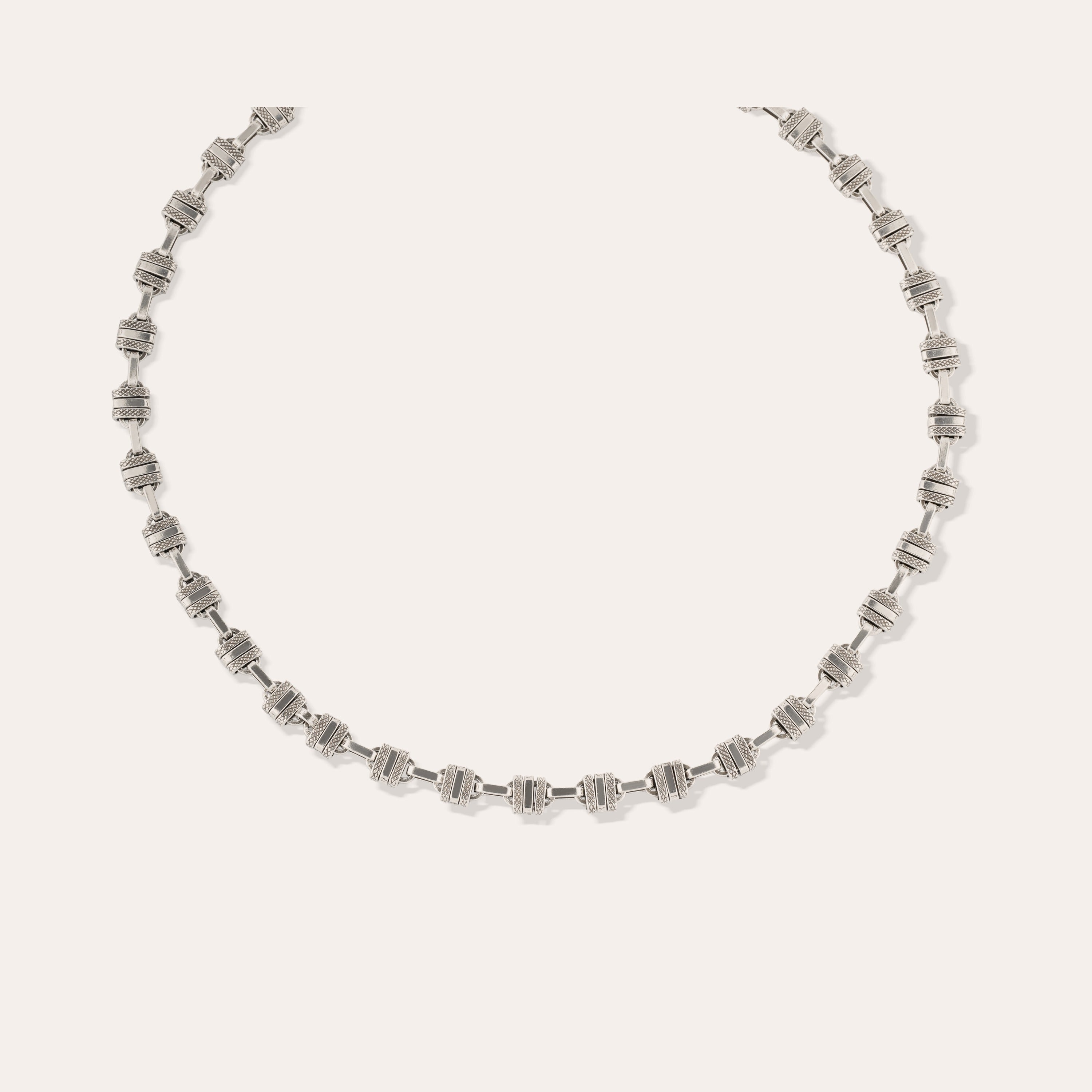 gas-bijoux-collier-rayl-collier-argent-maillons-cubiques-entrelac-s-lisses-et-gr image 3