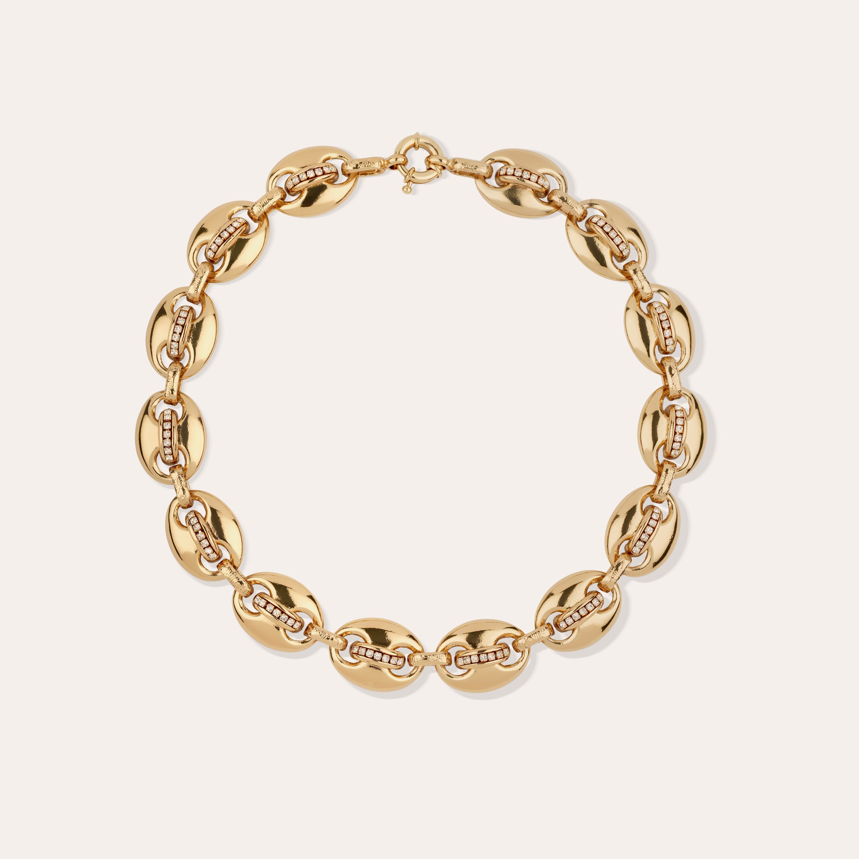 gas-bijoux-collier-cophea-strass-mini-dor-l-or-fin-maillons-marine-polis-la-main image 1