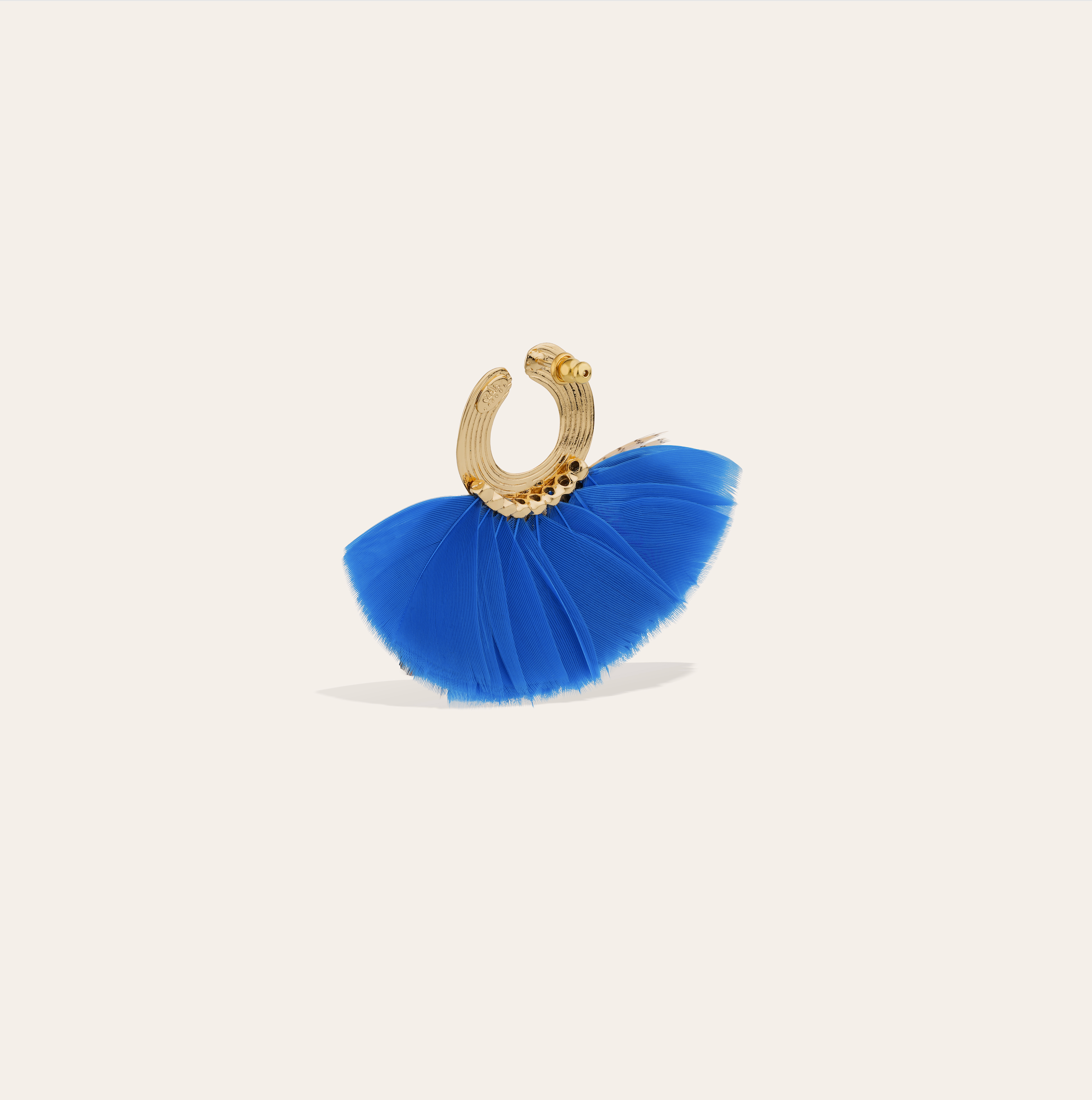 gas-bijoux-boucles-d-oreilles-positano-anneau-dor-et-plumes-teint-es image 2