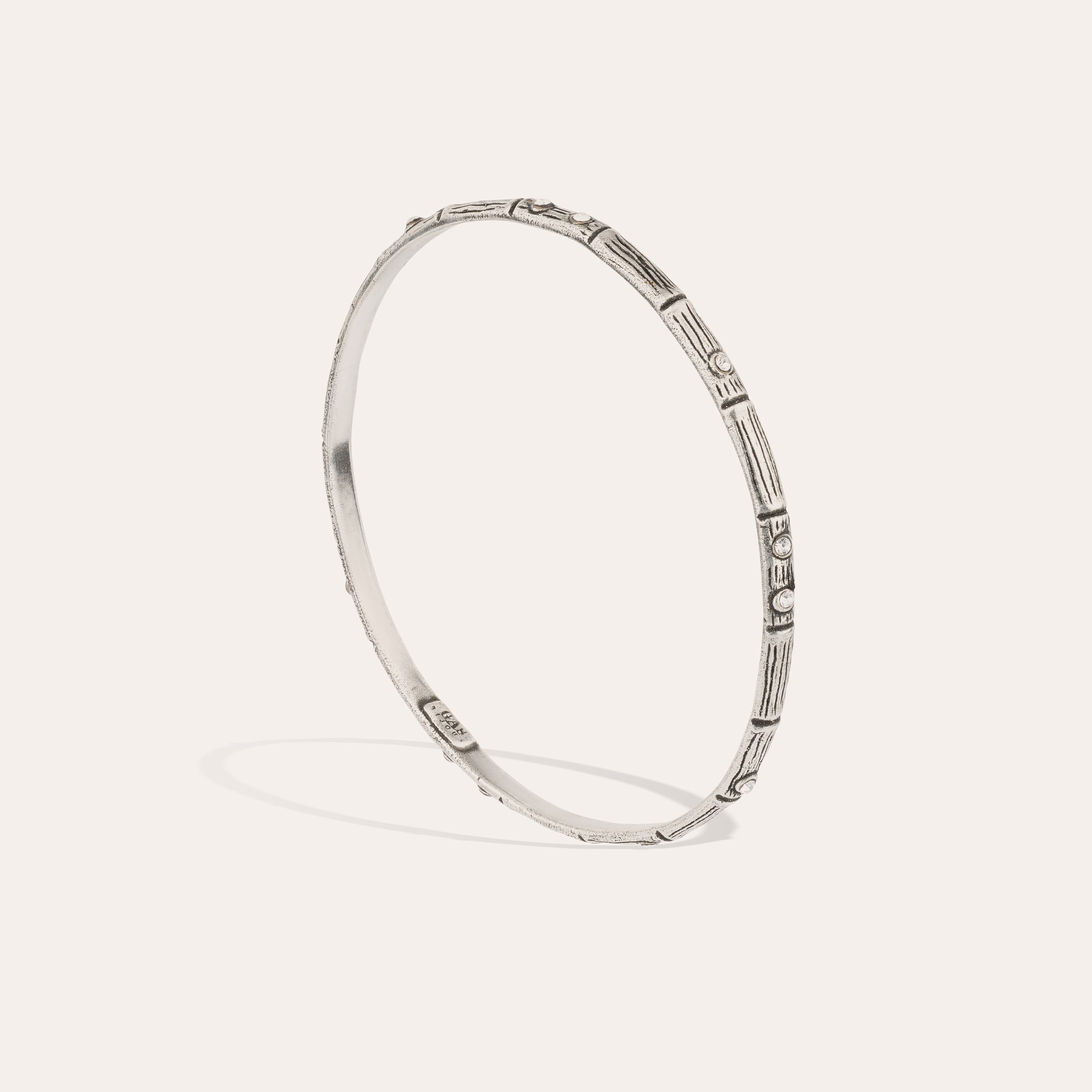 gas-bijoux-bracelet-bambini-strass-argent-fin-jonc-strass-taille-ajustable image 2