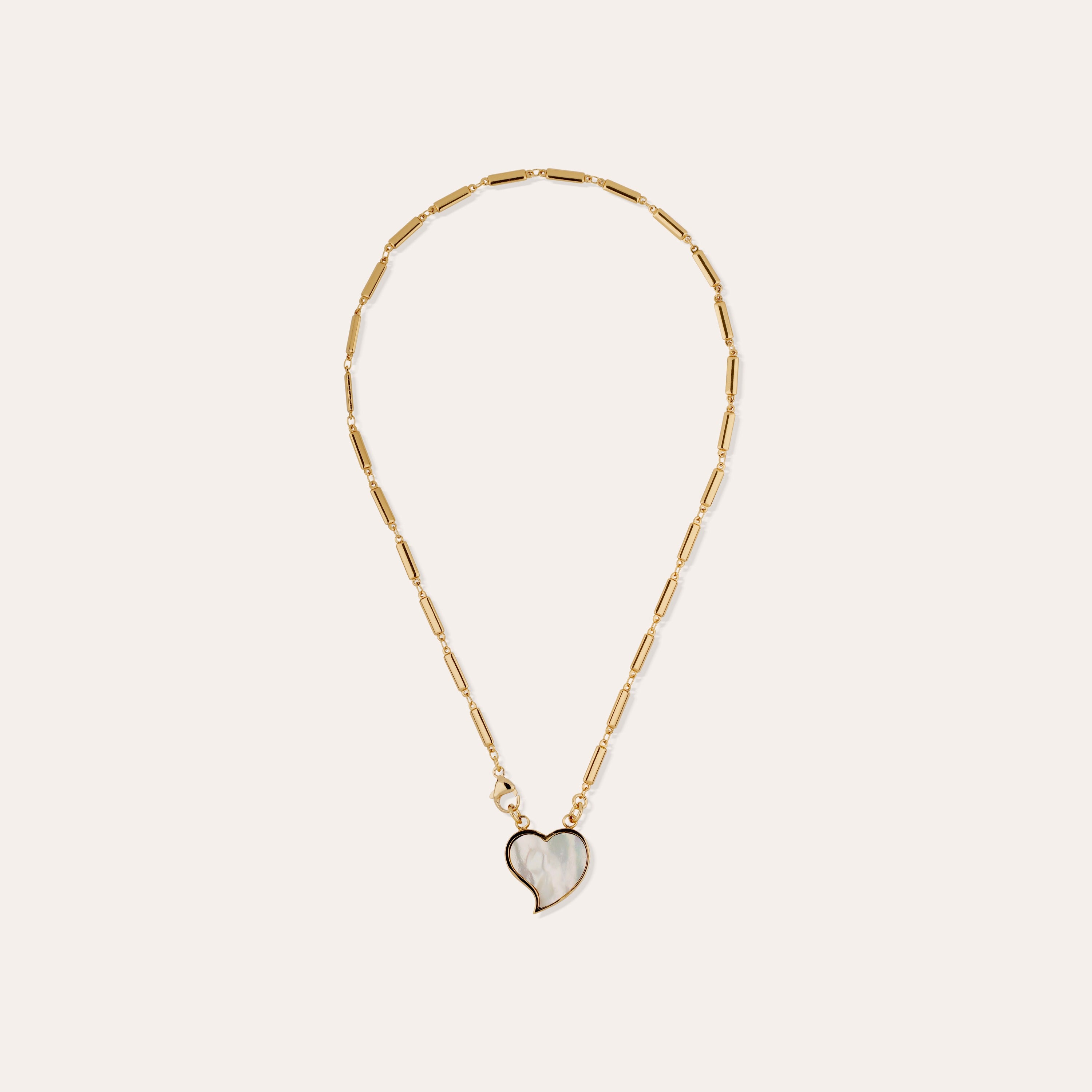 gas-bijoux-collier-mirage-coeur-petit-mod-le-dor-pendentif-c-ur-en-nacre-blanche image 3