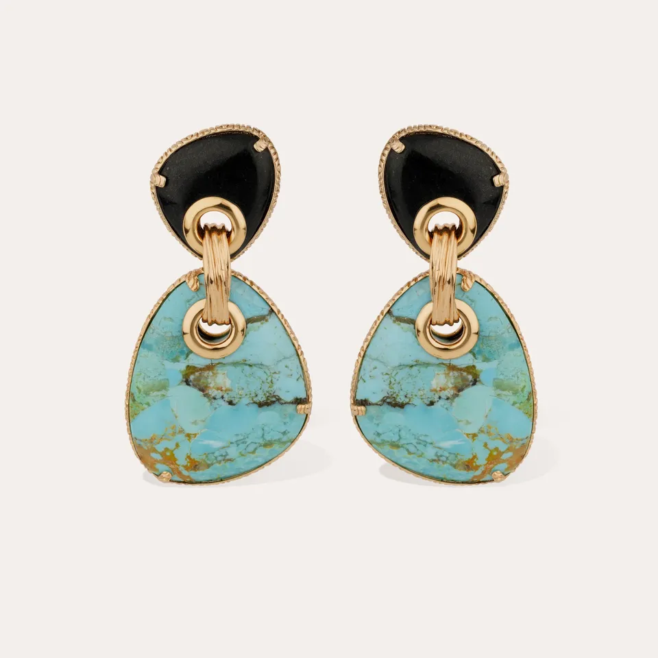 gas-bijoux-boucles-d-oreilles-silia-grand-mod-le-dor-es-turquoise-onyx-noir image 1