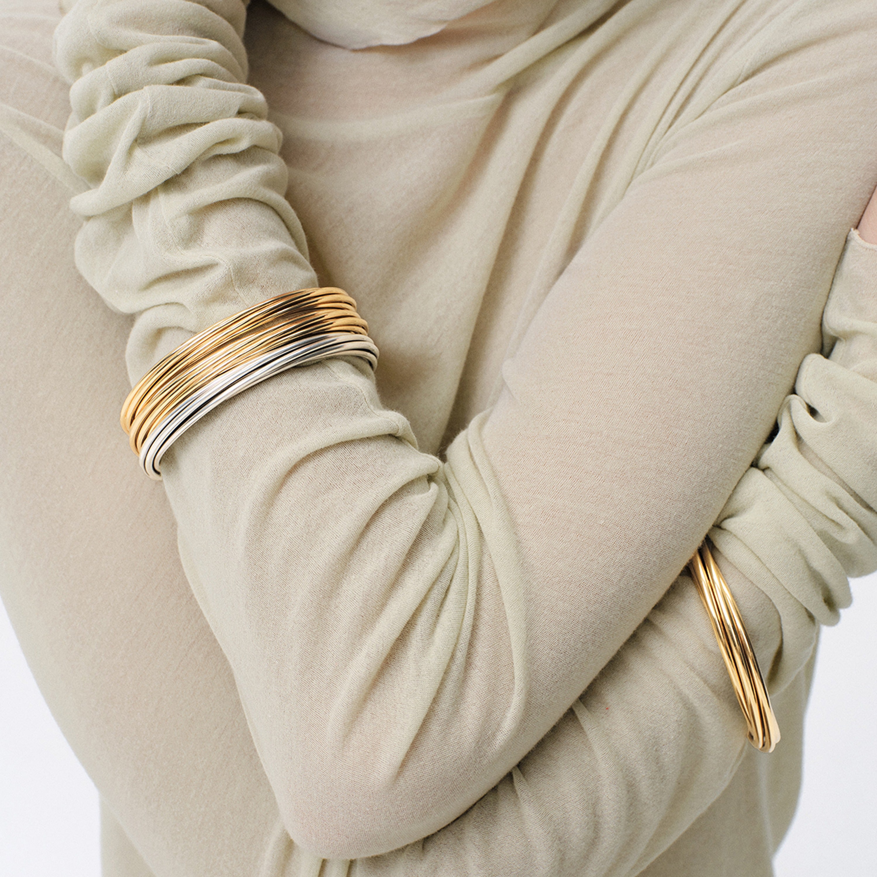 gas-bijoux-bracelet-atik-argent-jonc-quatre-anneaux-entrelac-s image 2