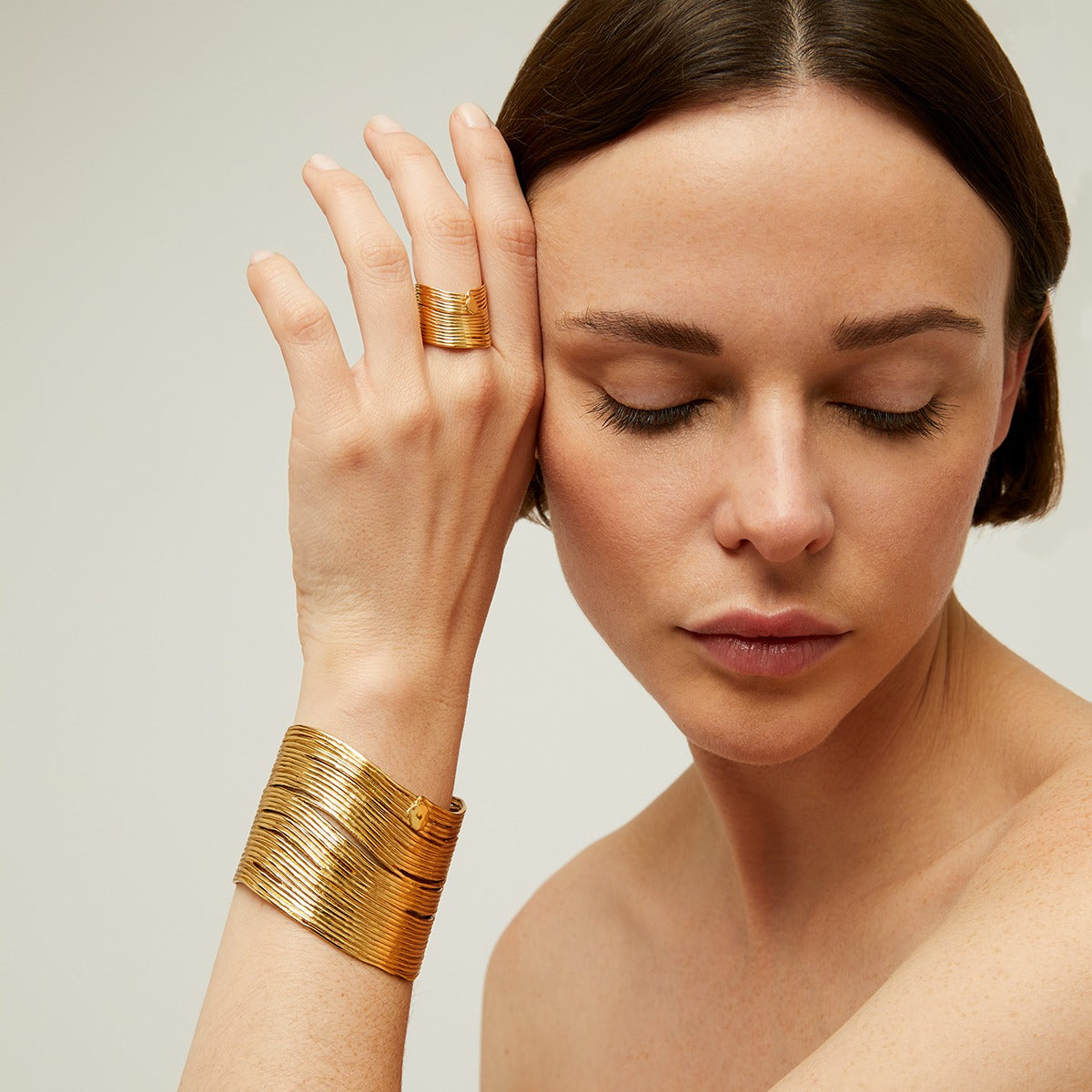gas-bijoux-bague-wave-dor-e-l-or-fin-ajustable image 2
