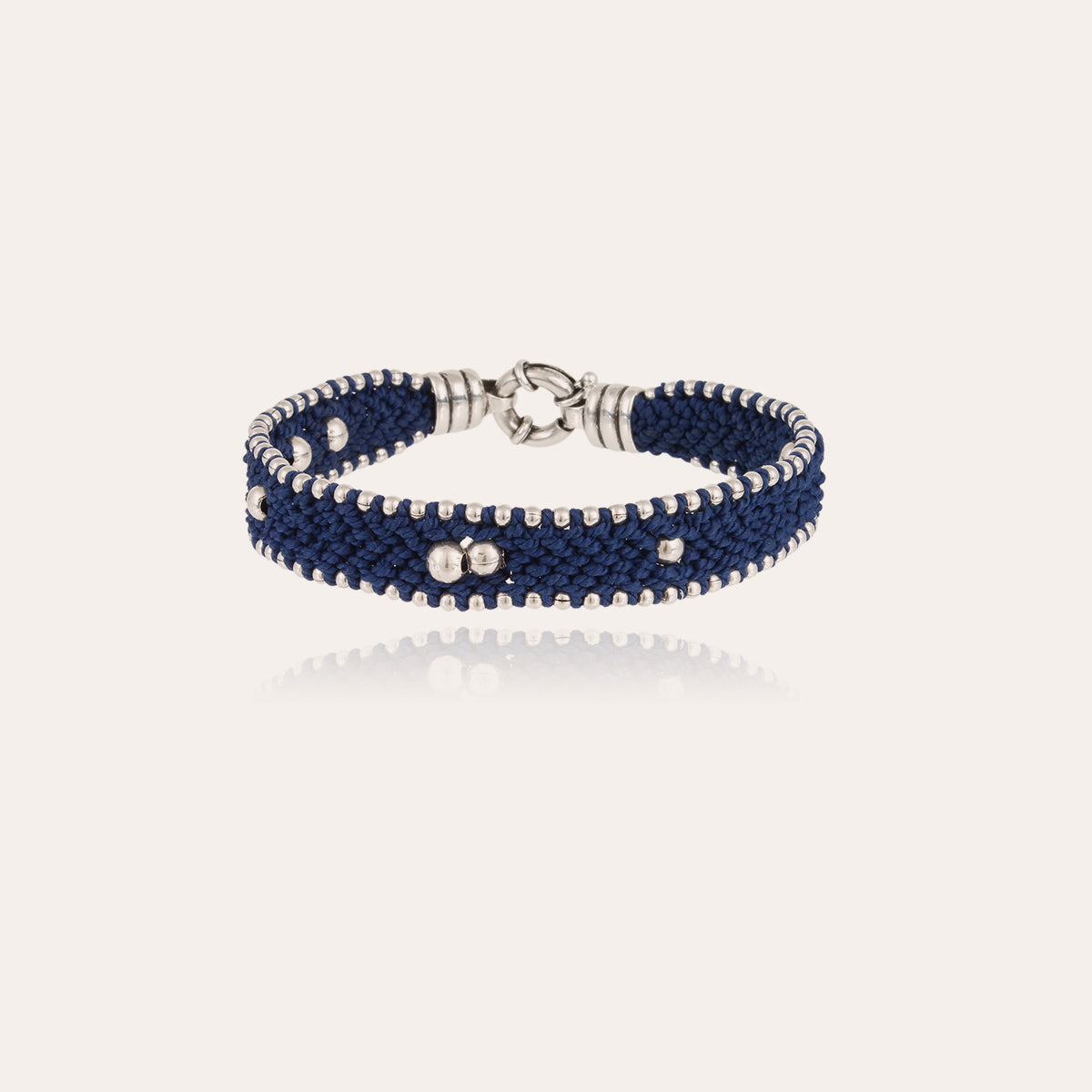 gas-bijoux-colin-large-bracelet-souple-tress-argent image 1