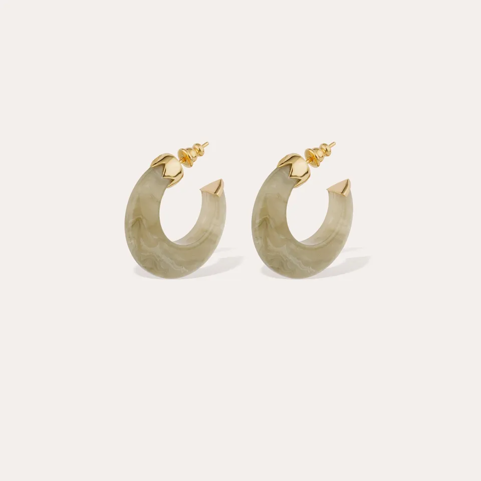 gas-bijoux-cr-oles-abalone-mini-ac-tate-boucles-d-oreilles-cr-oles-vert-de-gris- image 1