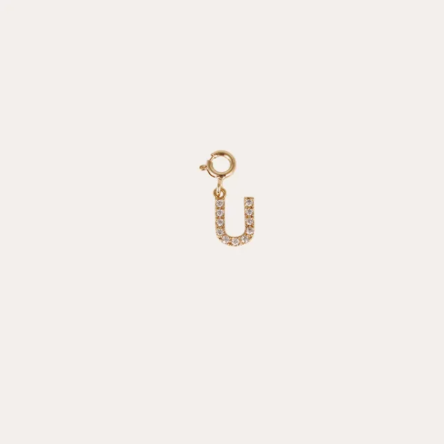 gas-bijoux-charms-pendentif-lettre-u-strass image 1