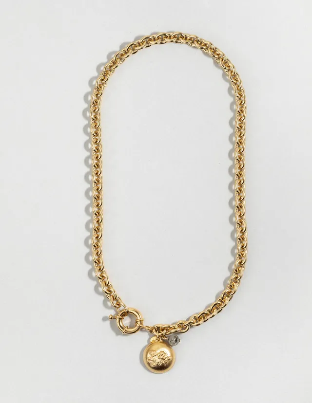 louise-damas-collier-la-couture-collier-maille-paisse-labradorite image 1