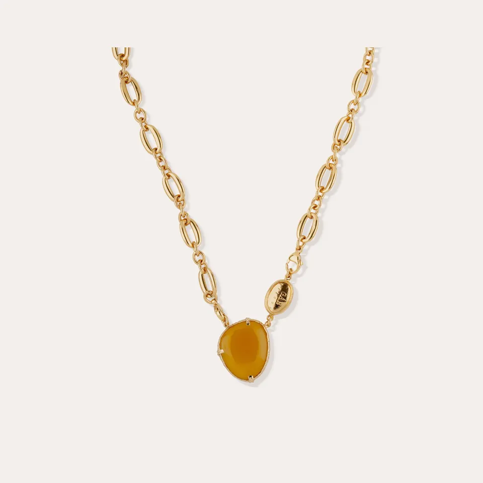 gas-bijoux-collier-billy-dor-calcite-jaune image 1
