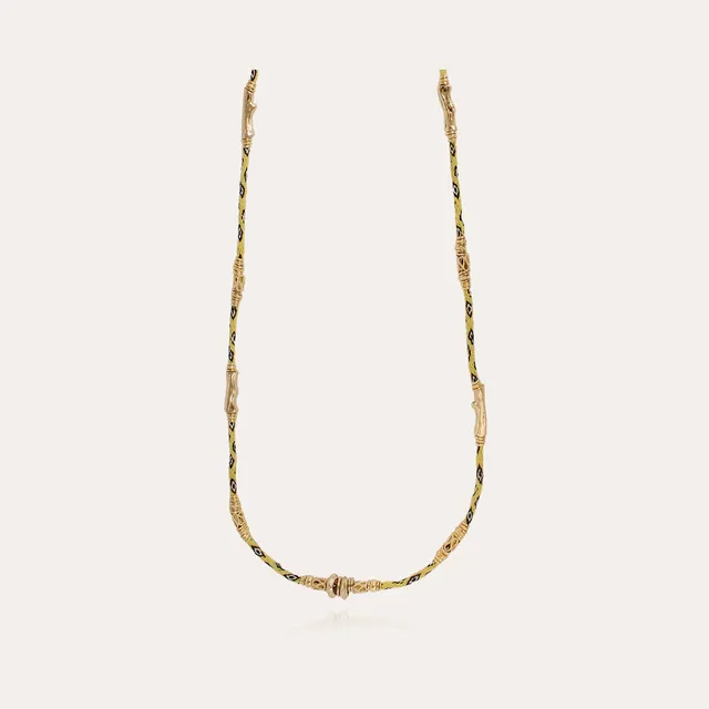 gas-bijoux-sautoir-lima-tiss-main-en-laine-d-alpaga-avec-ornements-dor-s-l-or-fi image 1