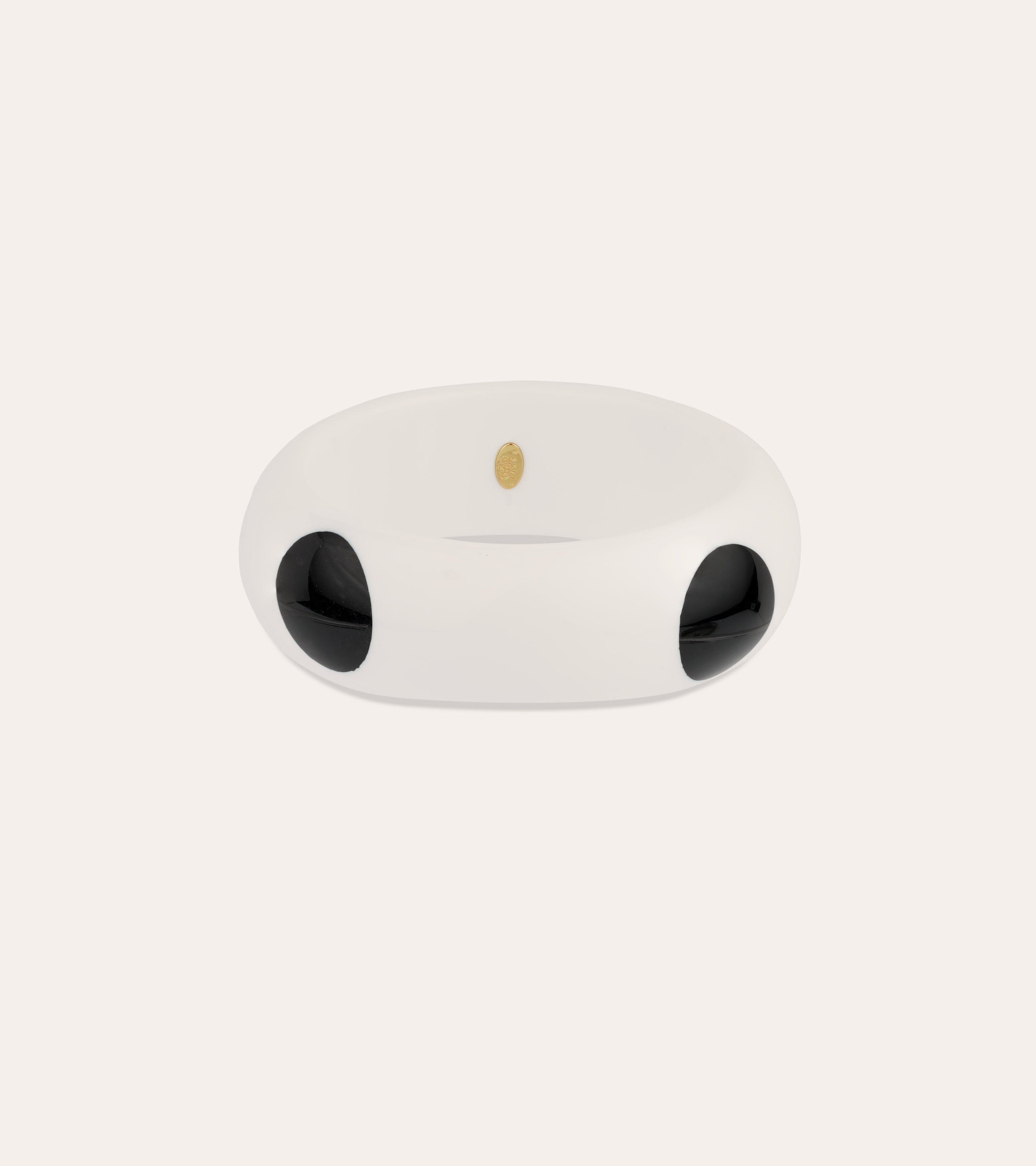 gas-bijoux-bracelet-cocci-jonc-ac-tate-blanc-noir-pois image 1
