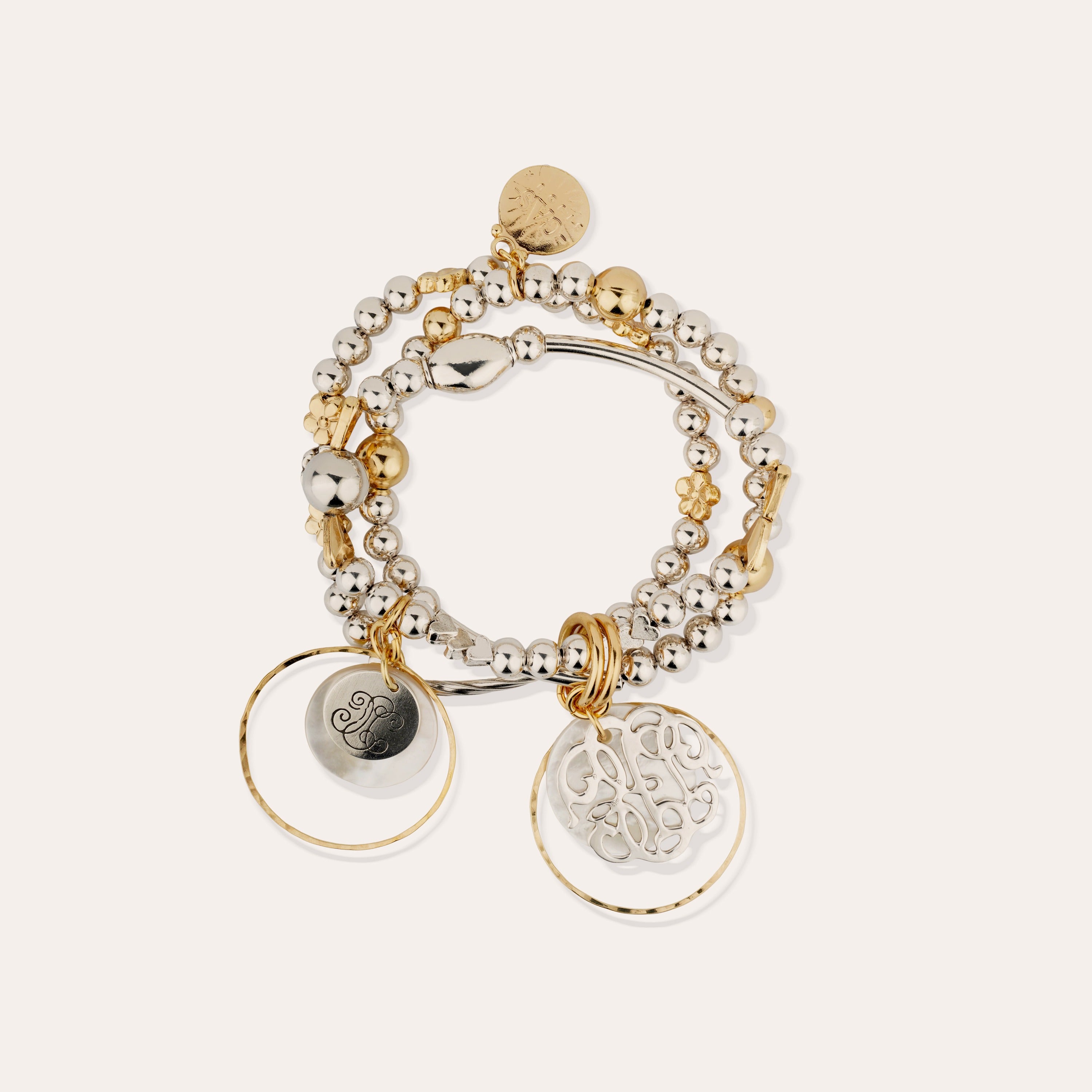 gas-bijoux-bracelet-merlin-idylle-nacre-blanche image 1
