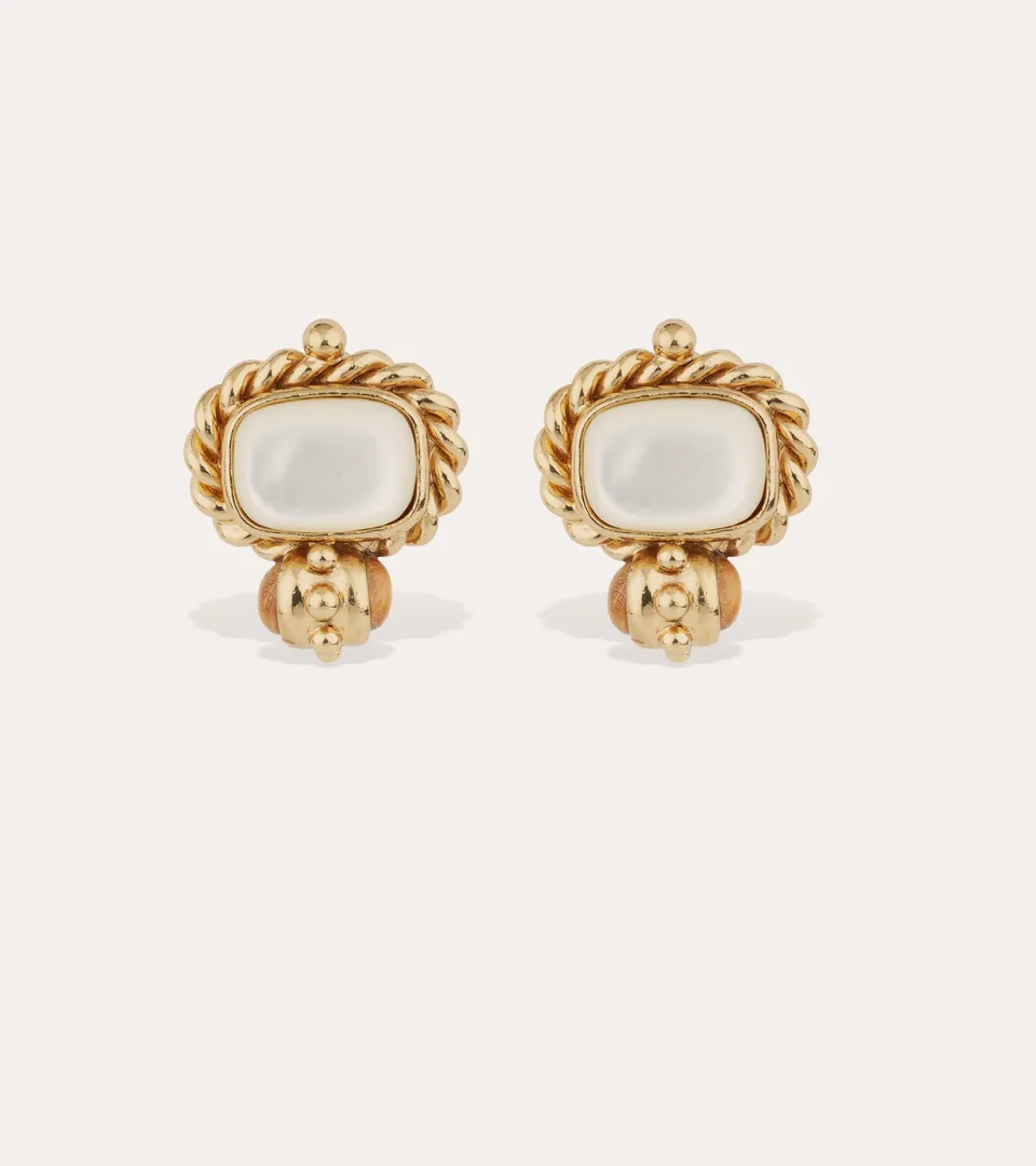 gas-bijoux-amarante-boucles-d-oreilles-puces-nacre-blanche-dor-9-e0-l-or-fin image 1