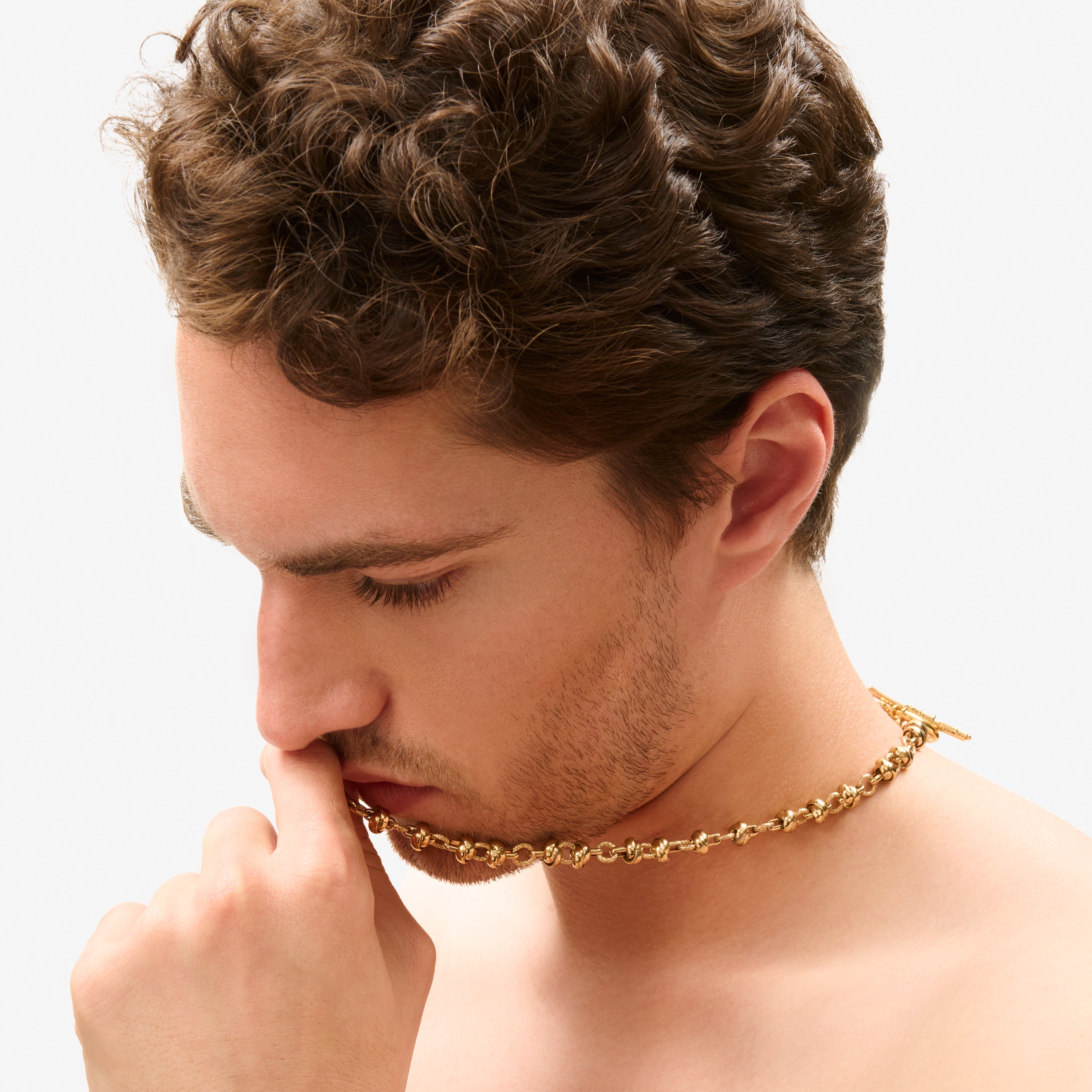gas-bijoux-collier-atik-cha-ne-dor-e-maillons-lisses-et-grav-s-laiton-dor-l-or-f image 3