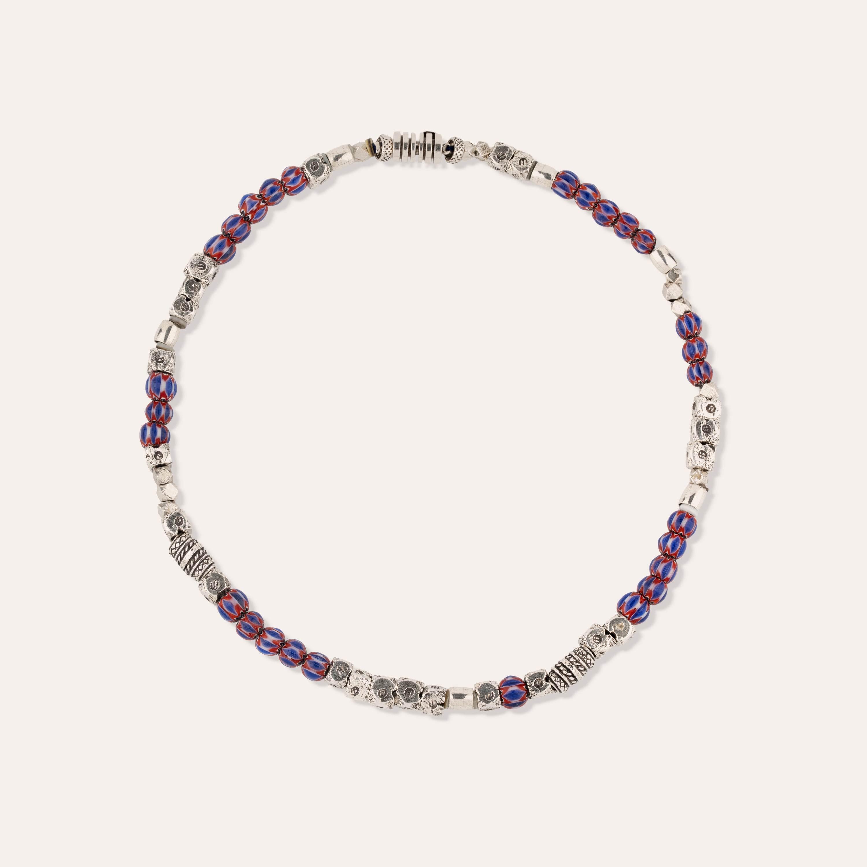 gas-bijoux-collier-sacha-argent-perles-verre image 1