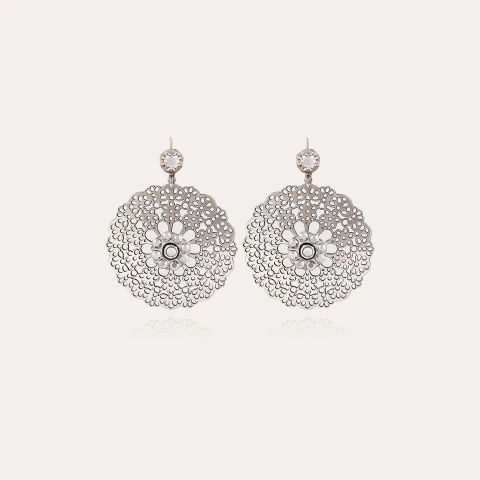 gas-bijoux-boucles-d-oreilles-flocon-petit-mod-le-argent-es-strass-swarovski image 1