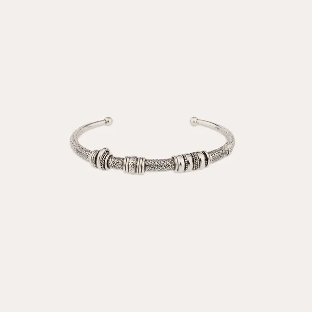 gas-bijoux-bracelet-maranzana-martel-jonc-argent-anneaux-vintage-taille-ajustabl image 1