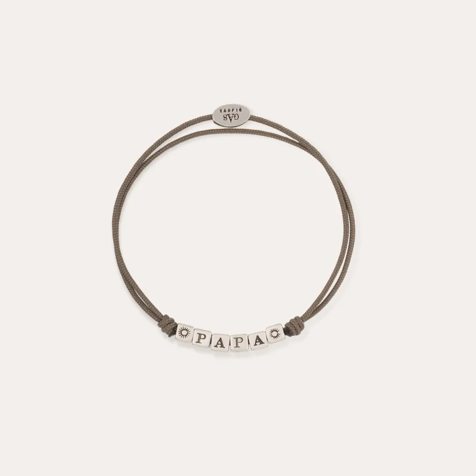 gas-bijoux-bracelet-papa-grand-mod-le-argent image 1