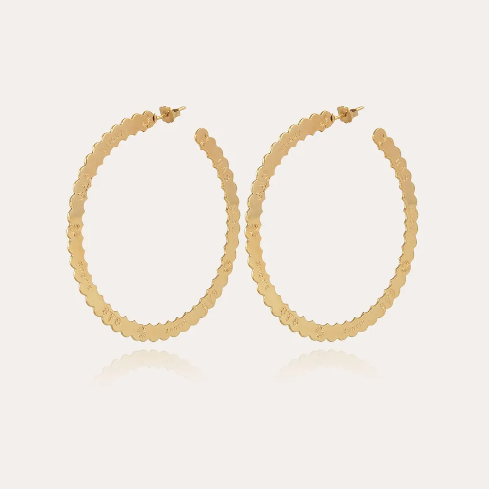 gas-bijoux-boucles-d-oreilles-cr-oles-bolduc-grand-mod-le image 1