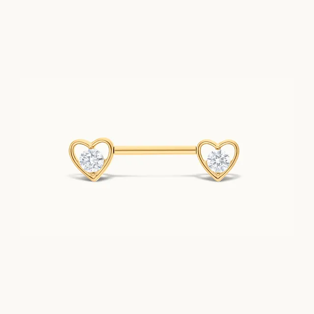obsidian-piercing-keur-barbell-t-ton-double-c-ur-zircons-titane image 1