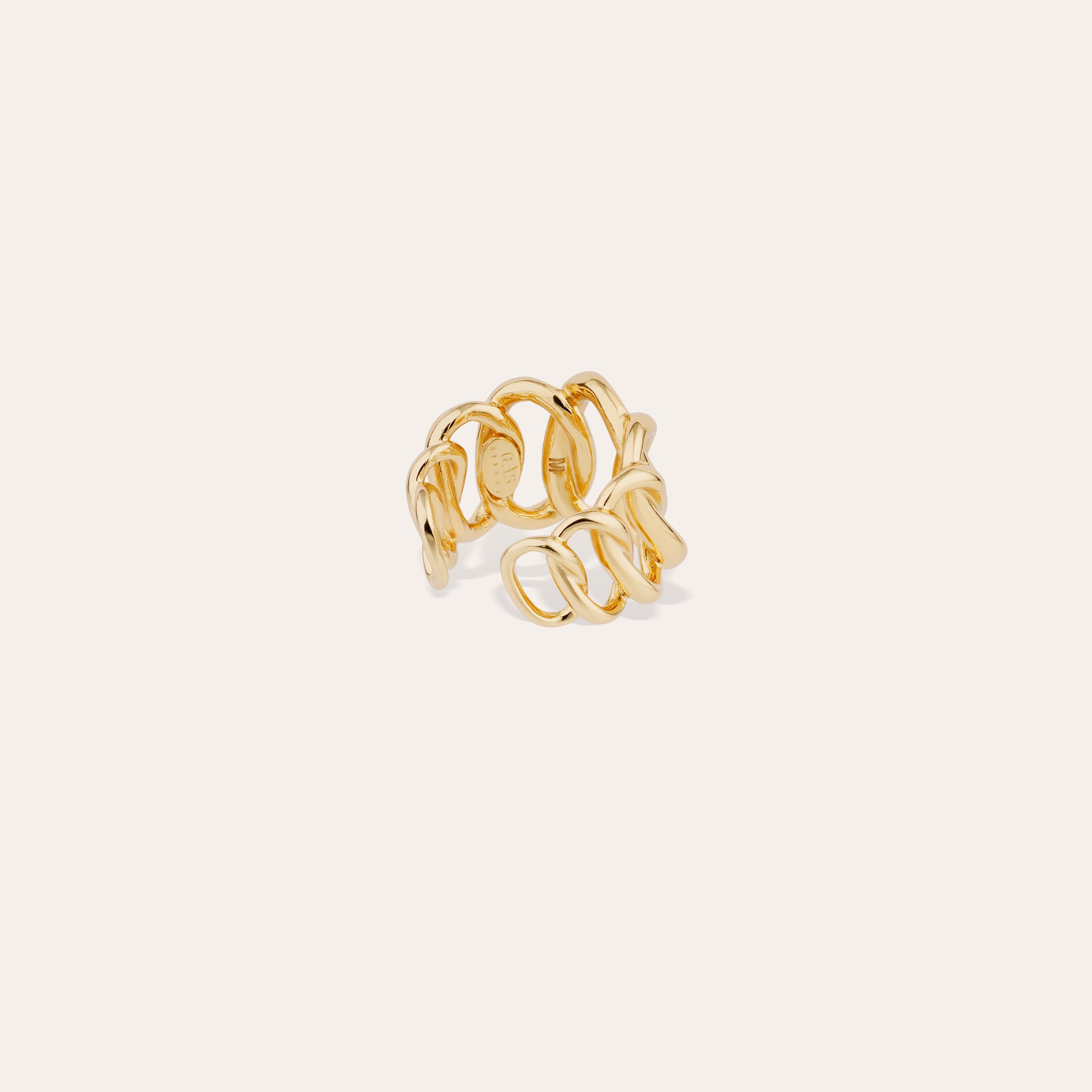 gas-bijoux-bague-bronx-bague-dor-e-maille-gourmette-revisit-e-taille-ajustable image 3