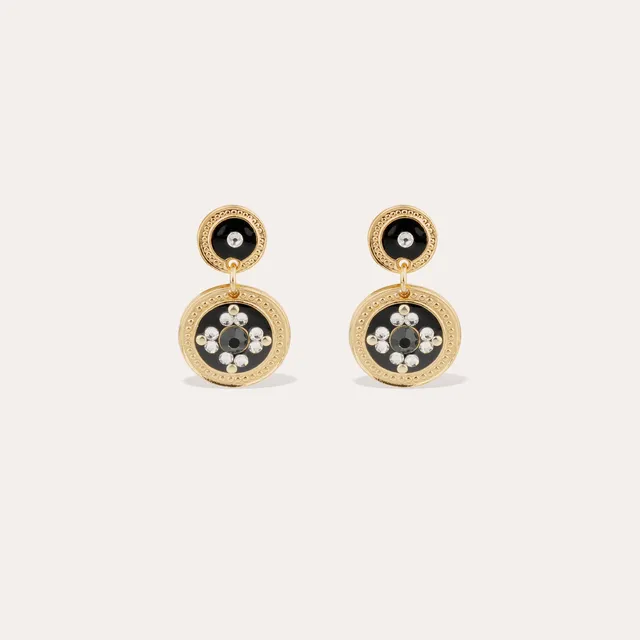 gas-bijoux-boucles-d-oreilles-sequin-dor-es-mail-et-strass image 1