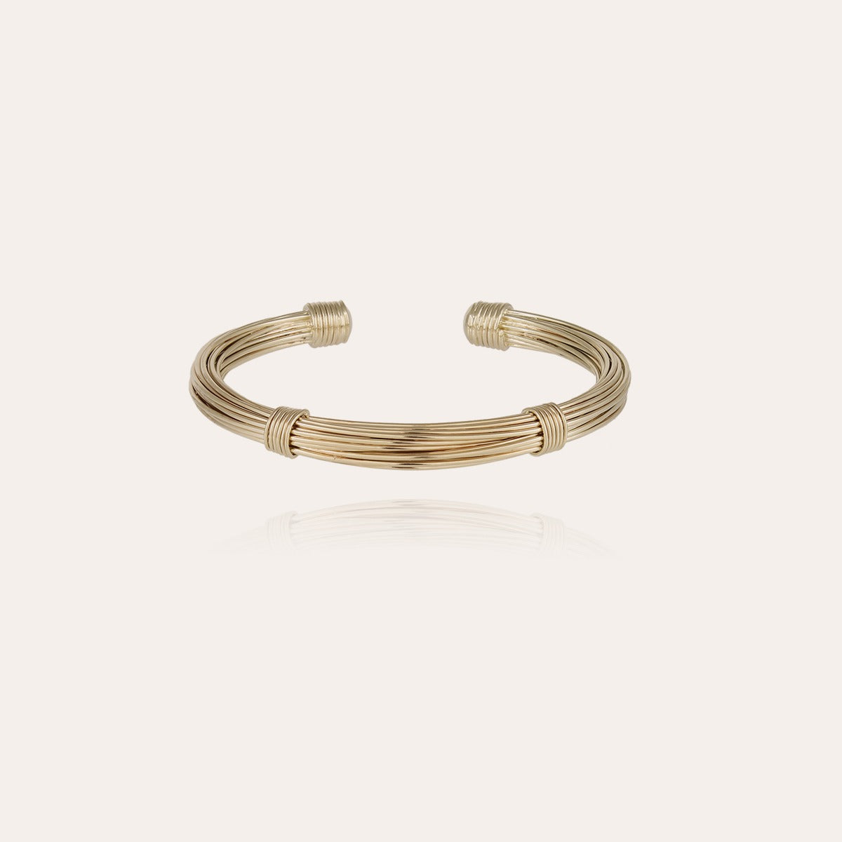 gas-bijoux-bracelet-ariane-large-dor-l-or-fin-jonc-en-fils-m-talliques-taille-aj image 1