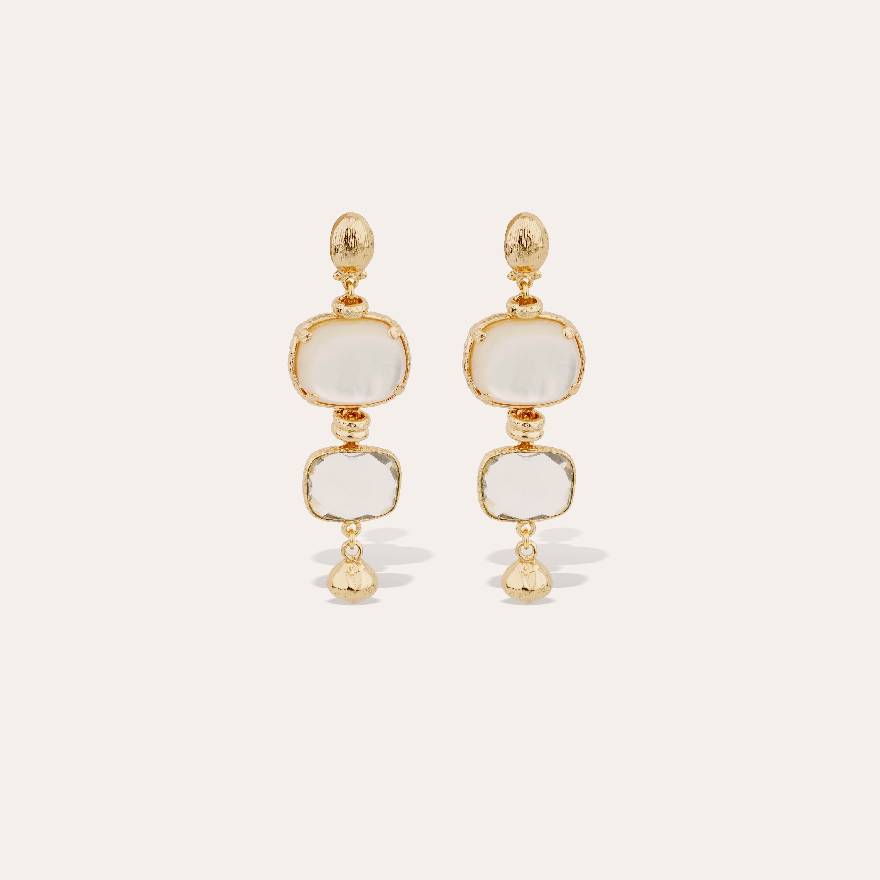 gas-bijoux-boucles-d-oreilles-sil-ne-petit-mod-le-nacre-blanche-cristal image 1