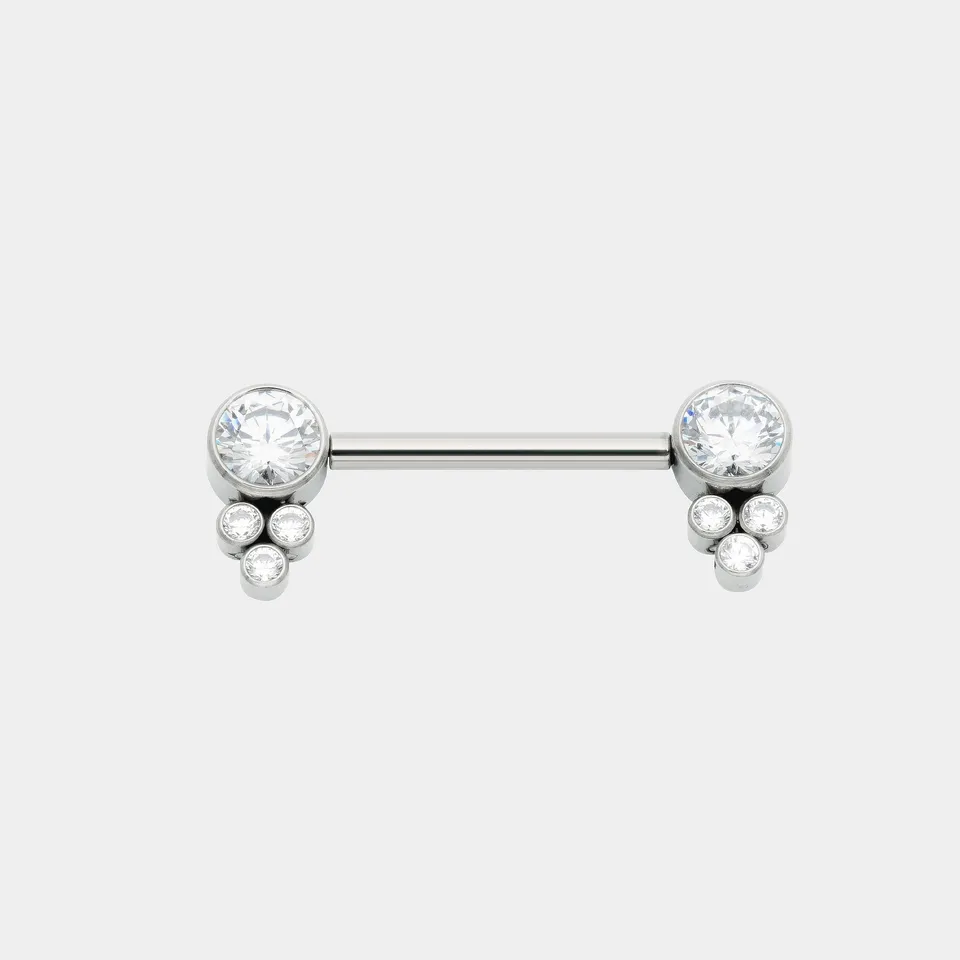 obsidian-piercing-alya-piercing-t-ton-titane-grappe-cristaux-threadless image 1