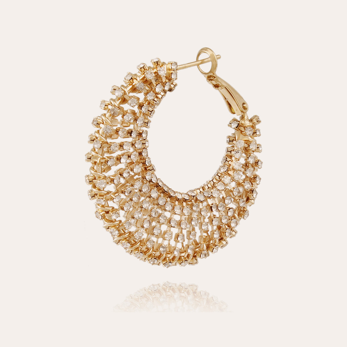 gas-bijoux-boucles-d-oreilles-izzia-strass-grand-mod-le-cr-oles-dor-es-l-or-fin image 3