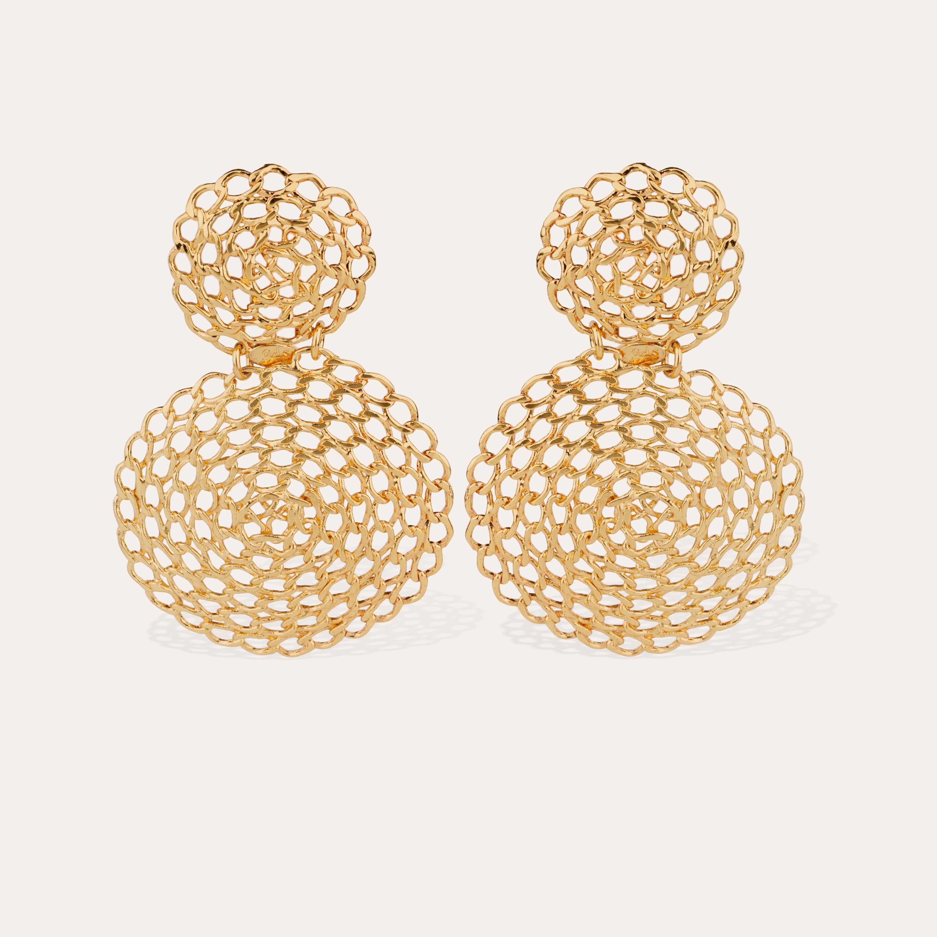 gas-bijoux-boucles-d-oreilles-onde-gourmette-dor-es-l-or-fin image 1