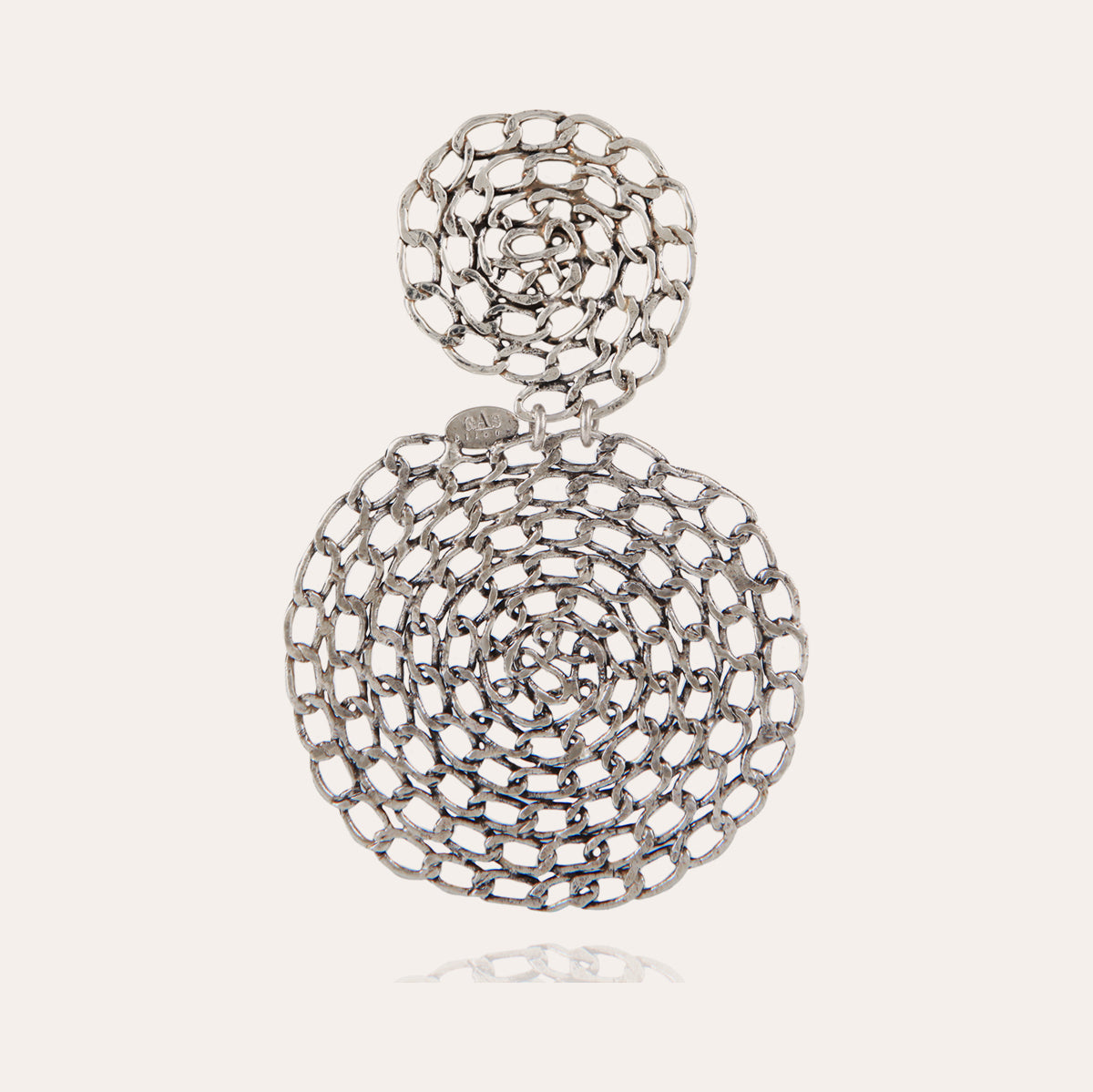 gas-bijoux-boucles-d-oreilles-onde-gourmette-argent-es image 2