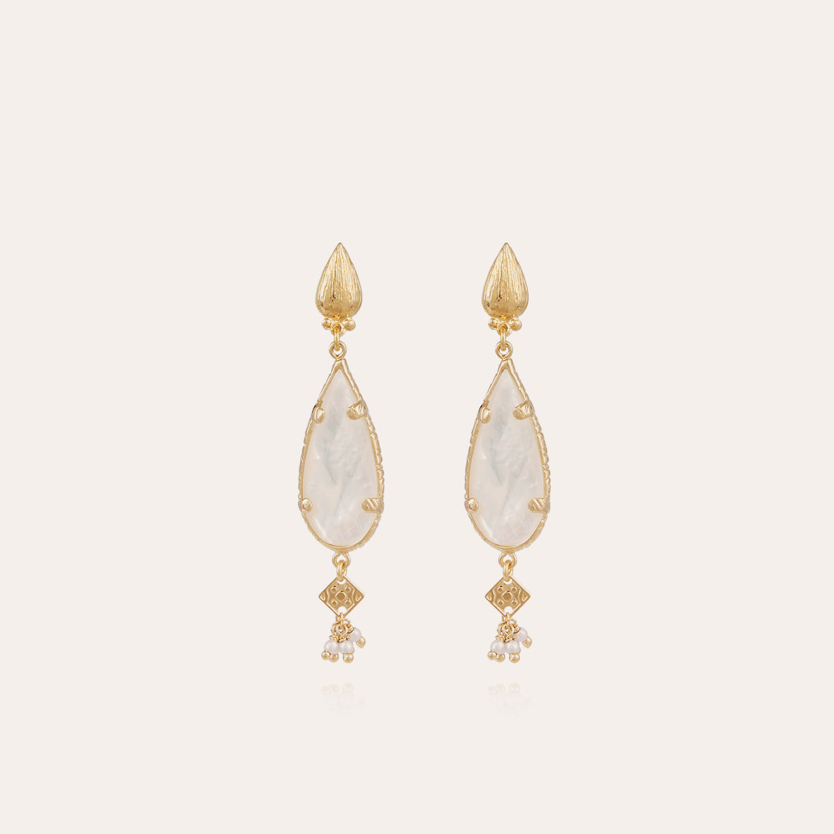 gas-bijoux-serti-goutte-boucles-d-oreilles-petit-mod-le-nacre-blanche image 1