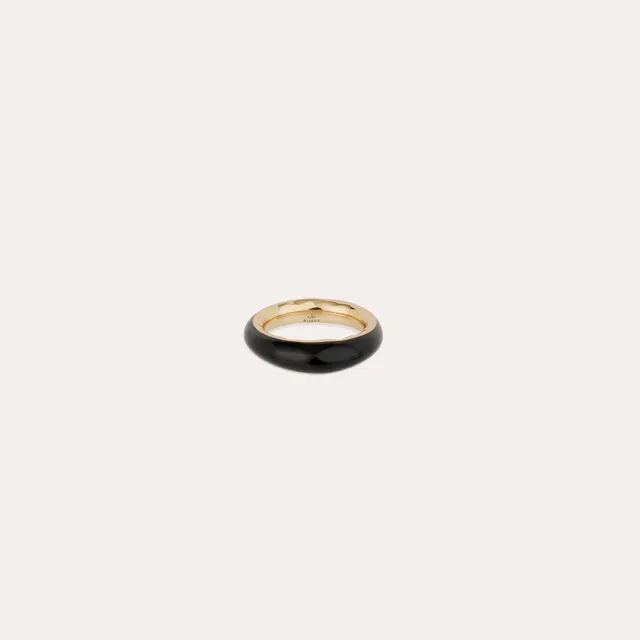gas-bijoux-bague-selva-ac-tate-noir-dor-e-l-or-fin image 1