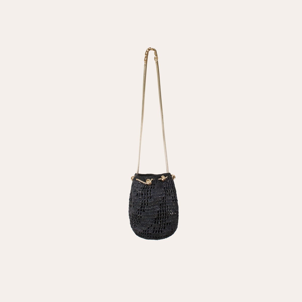 sac-bourse-soul-gas-bijoux-sac-raphia-tress-main-noir image 1